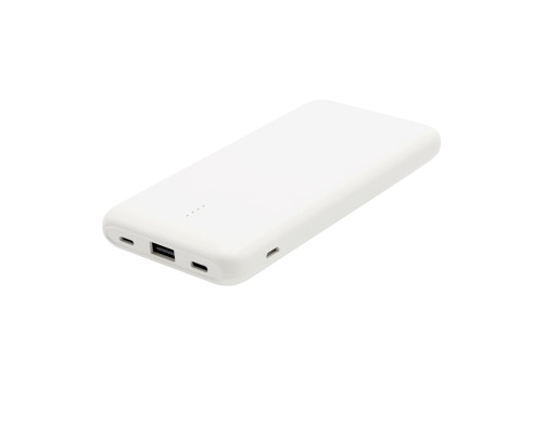 Внешний аккумулятор Saming, 10000mAh, белый Внешний аккумулятор Saming, 10000mAh, белый