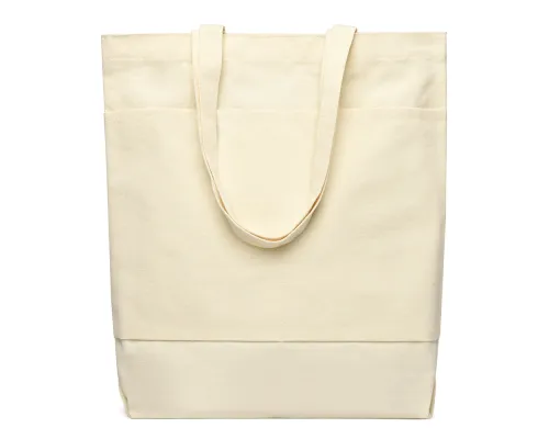 Сумка для покупок JETTA с карманами 325 г/м², натуральная