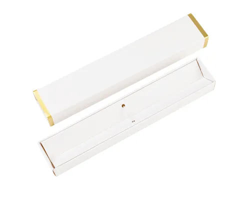 Ручка Senator в коробке Cradle белой с позолотой, синяя