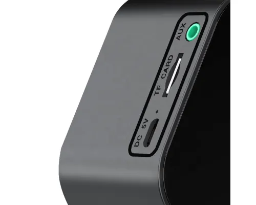 Часы-метеостанция Allora с Bluetooth колонкой функцией Hands free, черные