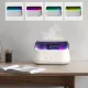 Светодиодный USB увлажнитель-ароматизатор Brava с часами с RGB подсветкой
