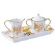 Набор "Мелисса" (молочник и сахарница на блюдце), 17 * 8,5 *7 см 167379