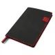 Ежедневник A5 недатированный Efemero в мягком переплёте, черно-красный