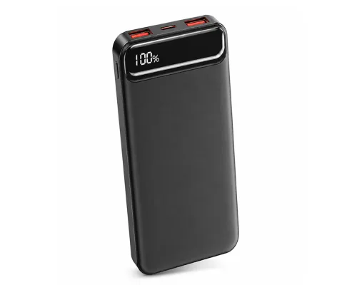 Внешний аккумулятор Groovy 10000 Mah с быстрой зарядкой, черный