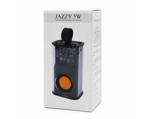 Прозрачная беспроводная колонка Jazzy, черный