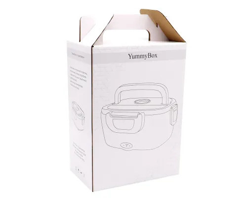 Ланчбокс с подогревом Yummybox, серый