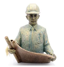 Композиция "Начальник производства" бронза с чернением