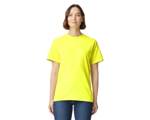 Футболка ULTRA COTTON, ЖЕЛТЫЙ НЕОН M