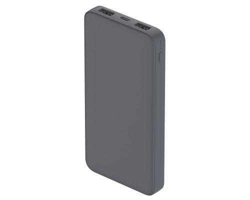 Внешний аккумулятор Polus, 10000 Mah, софт-тач покрытие, серый Внешний аккумулятор Polus, 10000 Mah, софт-тач покрытие, серый