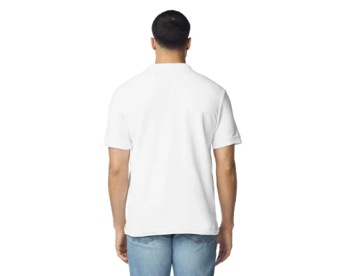 Футболка поло PREMIUM COTTON ADULT DOUBLE PIQUE, БЕЛЫЙ S
