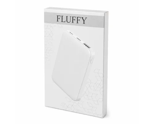 Внешний аккумулятор Fluffy, 5000 Mah, белый
