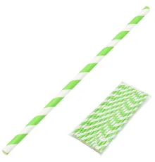 Набор цветных бумажных трубочек , размер 197*6 мм (50 шт)