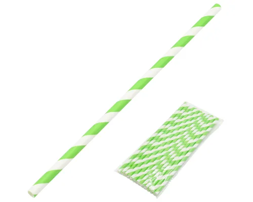 Набор цветных бумажных трубочек , размер 197*6 мм (50 шт)