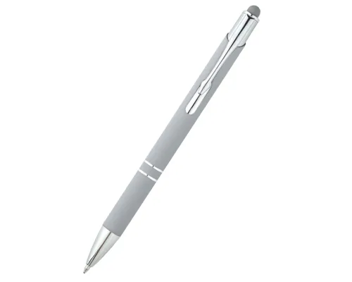 Ручка металлическая Ingrid софт-тач, серая