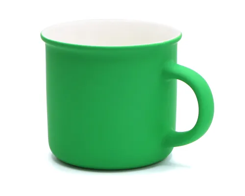 Кружка Camping, софт тач, зеленый