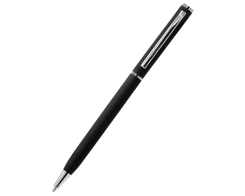 Ручка металлическая Tinny Soft софт-тач, черная