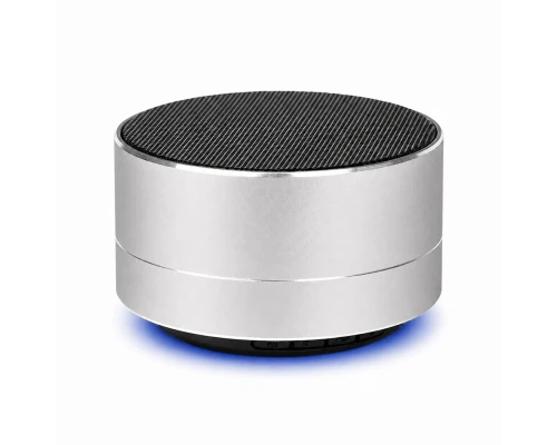 Беспроводная Bluetooth колонка MuzOn, серебристая