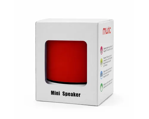 Беспроводная Bluetooth колонка Attilan (BLTS01), красная