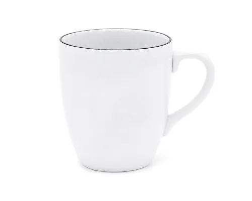 Кружка фарфоровая 300 см3 челси, Палитра (8С1357/1Ф34), Черный