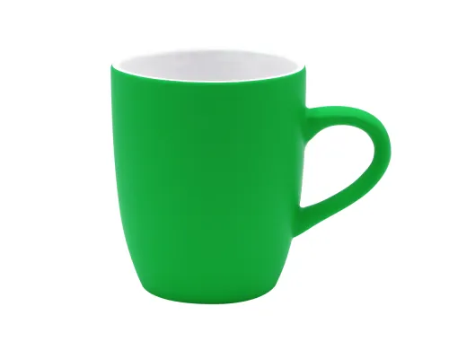 Кружка New Aurora Soft, софт тач, зеленая