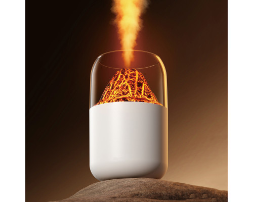 Светодиодный USB увлажнитель-аромадиффузор Volcano 2.0, белый Светодиодный USB увлажнитель-аромадиффузор Volcano 2.0, белый