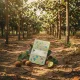 Блокнот из растительного сырья Tutti Frutti в твёрдом переплёте, киви