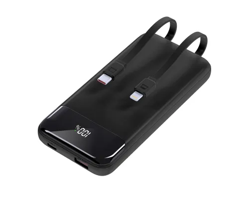 Внешний аккумулятор Nero с быстрой зарядкой (до 22,5W), 10000 mAh, чёрный