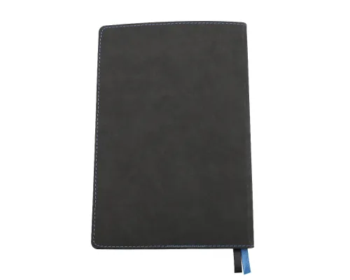 Ежедневник A5 недатированный Efemero в мягком переплёте, черный/темно-синий