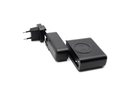 Внешний аккумулятор Gemini с беспроводной зарядкой и сетевым адаптером, 10000 mAh, черный