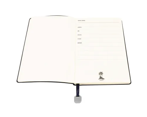 Ежедневник A5 недатированный Farfalla в мягком переплёте, синий