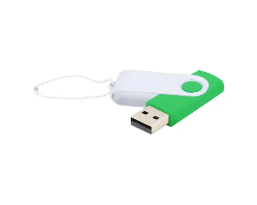 Флешка Designer To Go 2.0 USB 16Gb, зеленый/белый