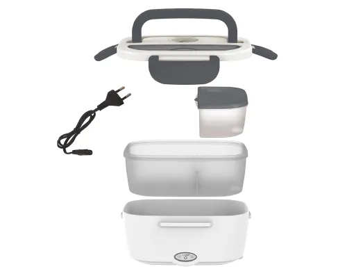 Ланчбокс с подогревом Yummybox, серый Ланчбокс с подогревом Yummybox, серый