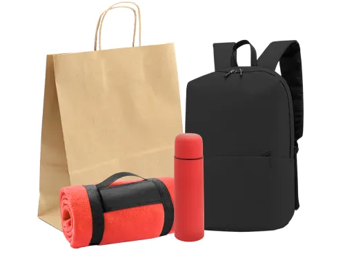 Подарочный набор FOR PICNIC, красный