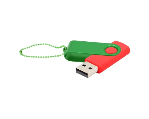 Флешка Designer To Go 2.0 USB 16Gb, красный/зеленый