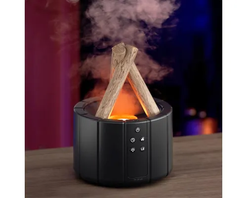 Светодиодный USB увлажнитель-аромадиффузор Bonfire с пультом Д/У, чёрный