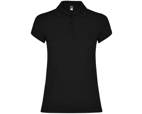 Футболка поло STAR WOMAN женская, ЧЕРНЫЙ XL