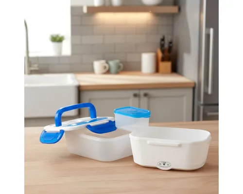 Ланчбокс с подогревом Yummybox, синий