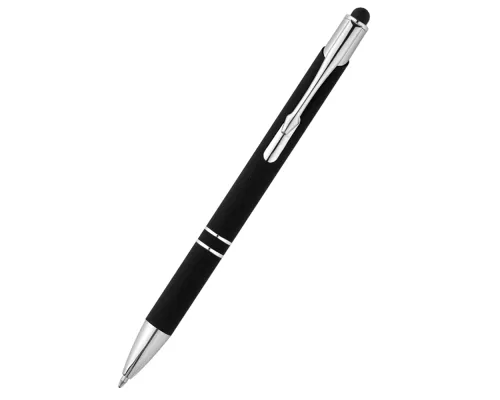 Ручка металлическая Ingrid софт-тач, черная