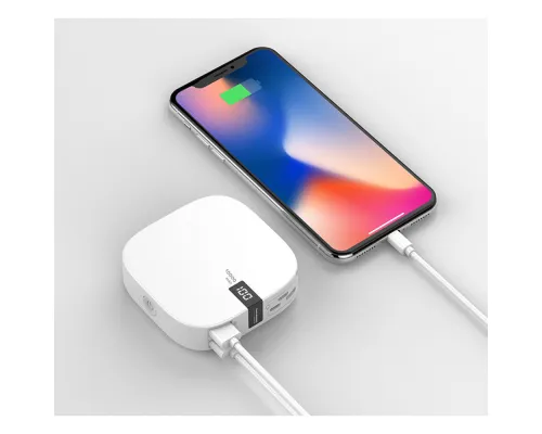 Внешний аккумулятор Revil, 10000 mAh, белый