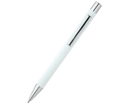 Ручка металлическая Rebecca софт-тач, белая