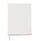 Ежедневник A5 недатированный Simflex в мягком переплёте, белый