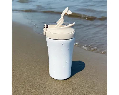 Термокружка с двойными стенками Molly, бежевая