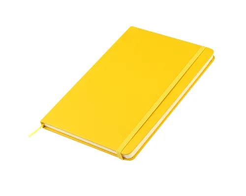 Блокнот A5 Monte в твёрдом переплёте, желтый