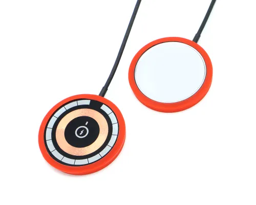 Силиконовый чехол для беспроводного зарядного Silken, красный