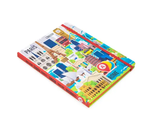 Записная книжка в клетку 15.5x21 Город R1-2441144