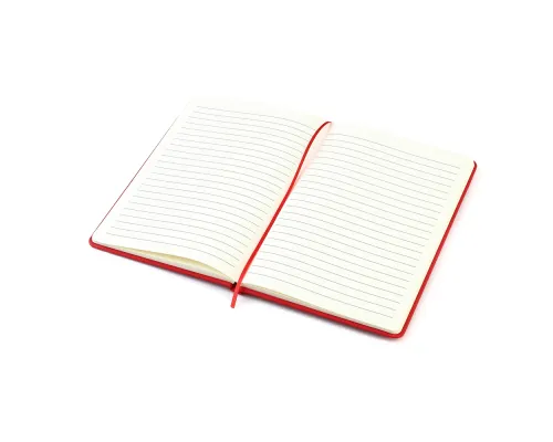 Блокнот A5 Monte в твёрдом переплёте, красный