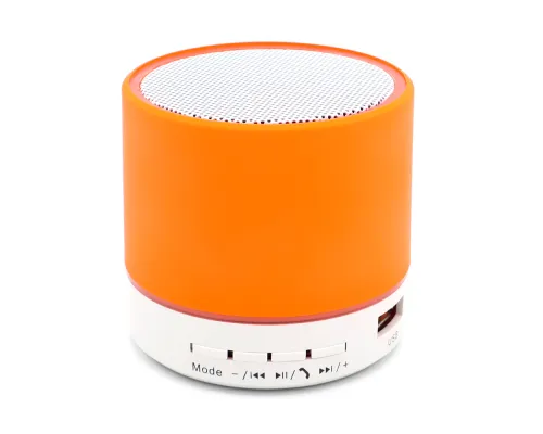Беспроводная Bluetooth колонка Attilan (BLTS01), оранжевая Беспроводная Bluetooth колонка Attilan (BLTS01), оранжевая