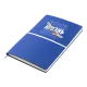 Ежедневник A5 недатированный Equator в мягком переплёте, синий с серебристым