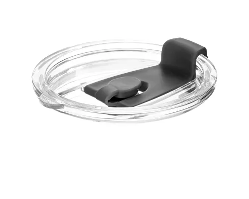 Крышка пластиковая к стакану стеклянному Mango, черная