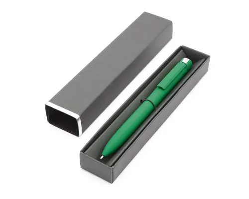 Ручка Espada в коробке Cradle чёрной с серебристым, темно-зеленый